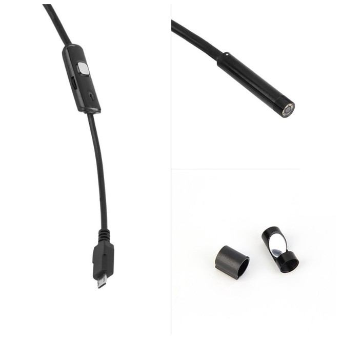 Camera nội soi 7.0mm dài 1m cổng USB chống thấm nước hỗ trợ sửa chửa xe hơi, xe máy