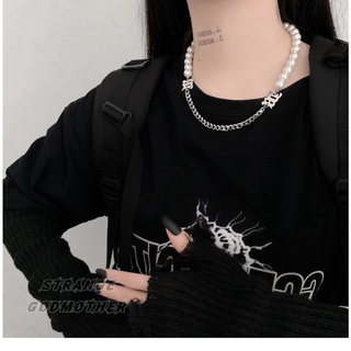 Vòng Tay Đính Ngọc Trai Phong Cách Hip Hop Cho Nam Và Nữ