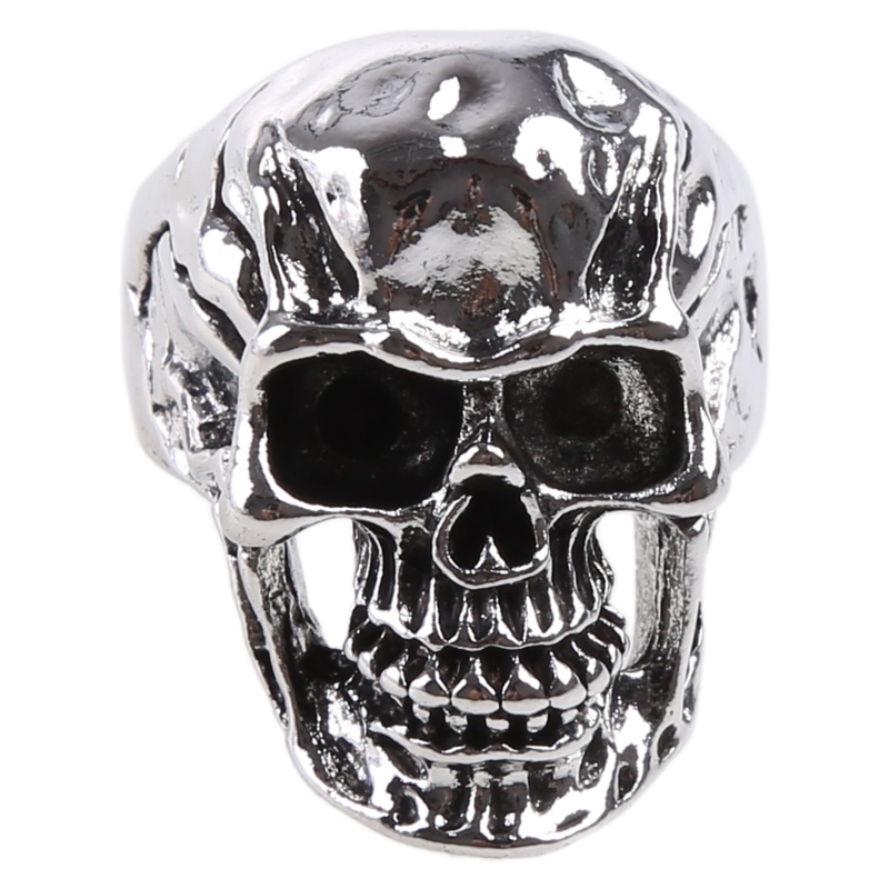 Nhẫn Hợp Kim Hình Đầu Lâu Phong Cách Punk Rock Thời Trang Cho Nam Nữ