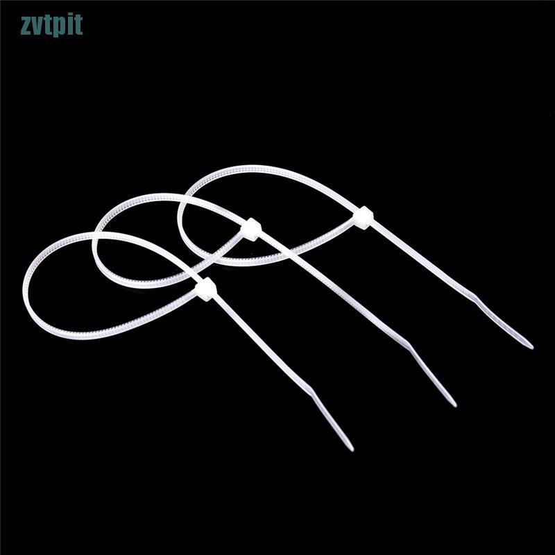 Set 100 dây rút nylon màu trắng đen tự khóa tiện dụng