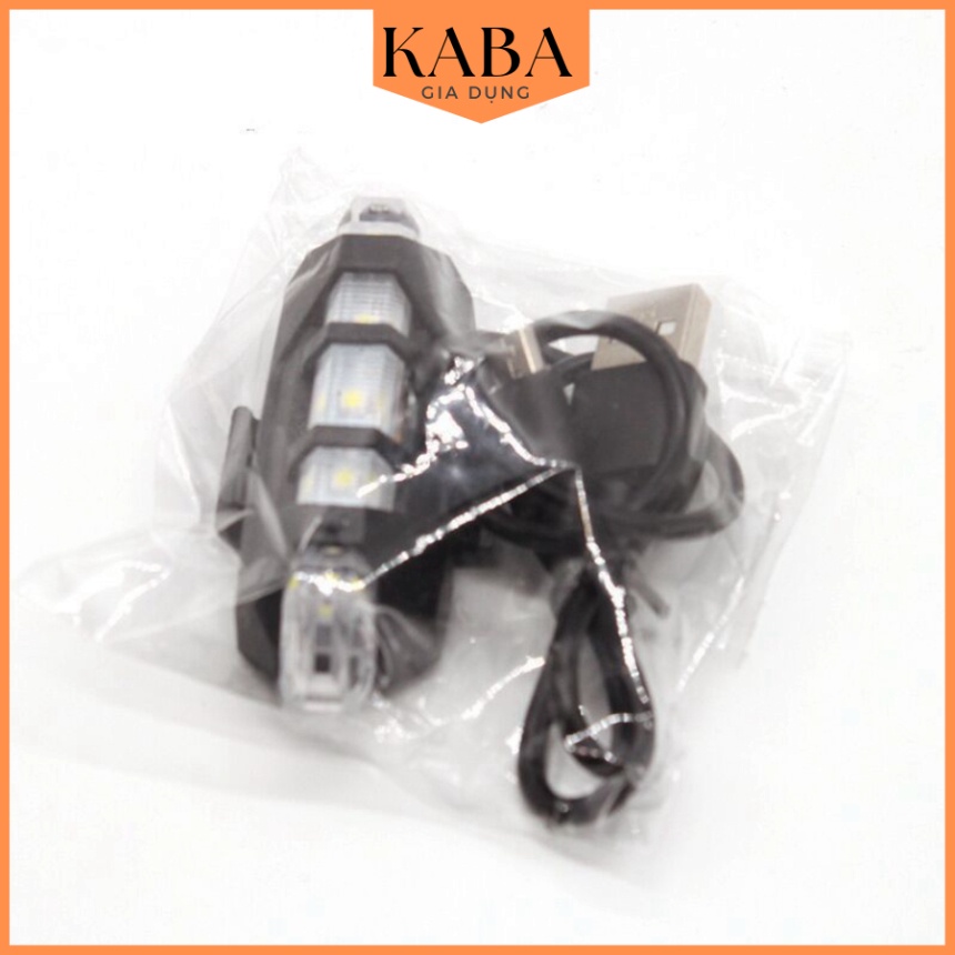 Đèn LED chống thấm nước sạc USB cho xe đạp chất lượng cao KABA