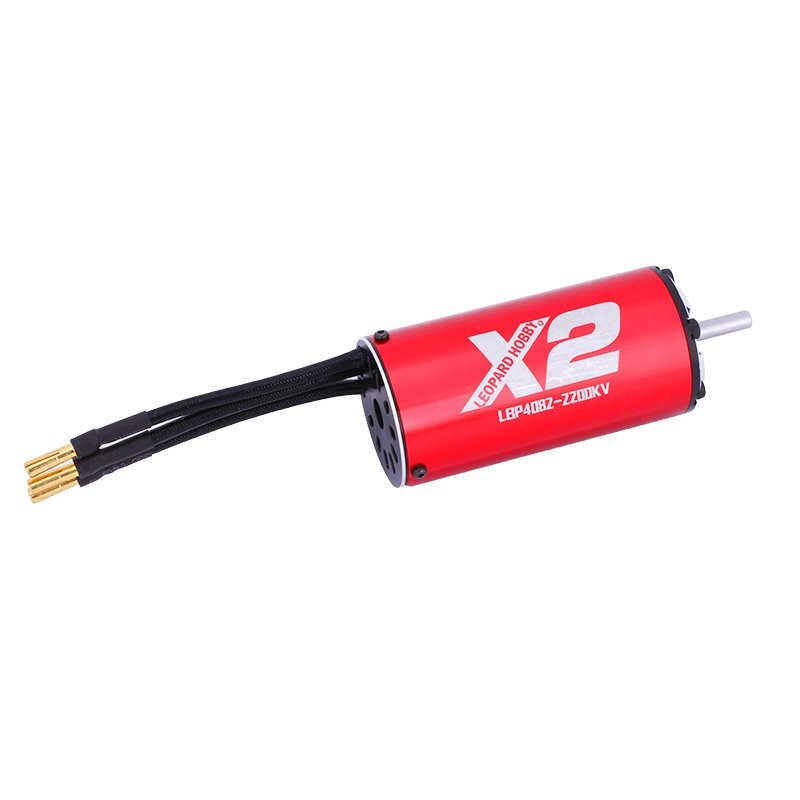 Động cơ không chổi than Leopard X2 4082-1600kv/2200kv để ráp tàu/cano điều khiển từ xa