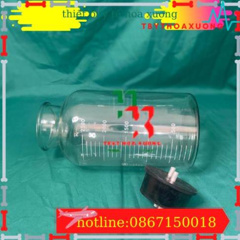 Bình Thủy Tinh Đựng Dịch Cho Máy Hút Dịch 2 Bình Yuwell 7A-23D, 7A-23B