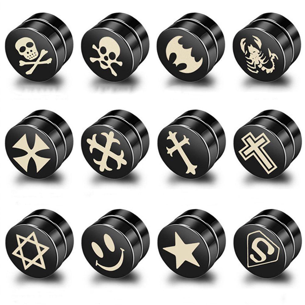 Khuyên Tai Nam Châm Đơn Giản Cá Tính Phong Cách Đường Phố Hàn Quốc Cho Nam Nữ