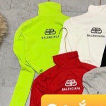 Áo cổ lọ thun thái siêu hot hit màu hot neon chữ baa len siêu hot hit dễ thương | BigBuy360 - bigbuy360.vn