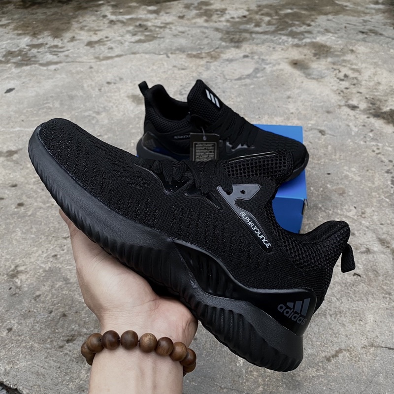 [fullbox, hình thật] Giày alphabounce đen full, giày thể thao alphabounce đen, giày chạy bộ nam | BigBuy360 - bigbuy360.vn