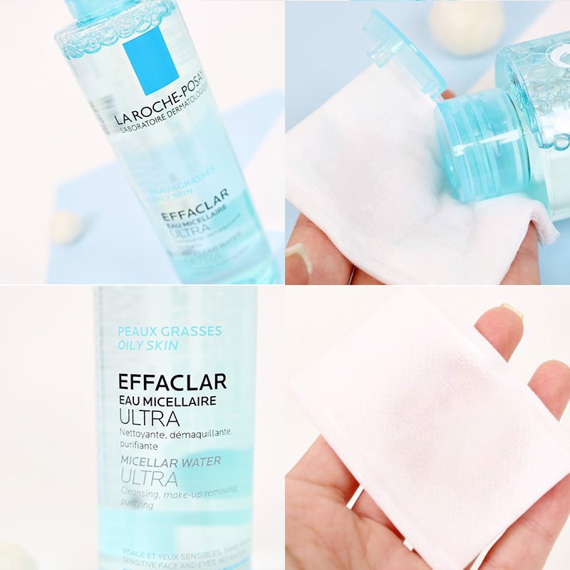 Nước làm sạch sâu và tẩy trang cho da nhạy cảm La Roche-Posay Micellar Water Ultra Sensitive Skin 400ml