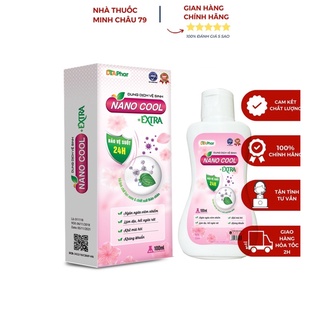 Dung dịch vệ sinh Nano Cool giúp làm sạch vùng kín