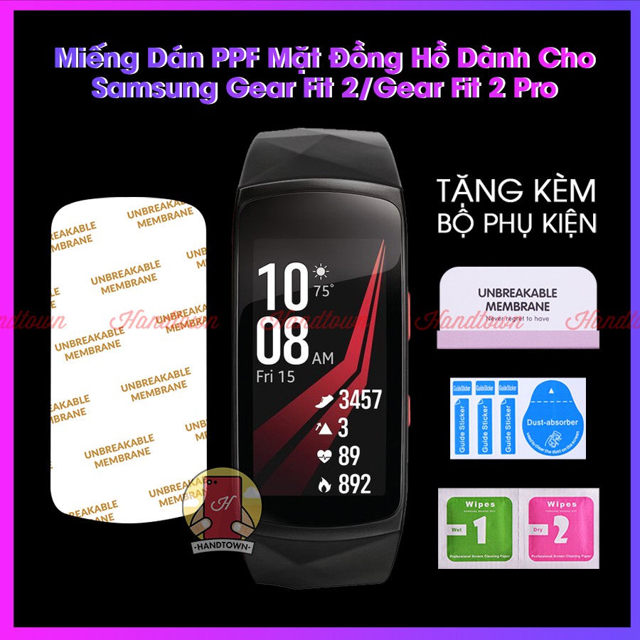 Miếng Dán Màn Hình PPF NTPU Samsung Gear Fit 2 Fit 2 Pro Fit2 Pro Kính Cường Lực Dẻo Đồng hồ thông minh Chống Trầy Xước