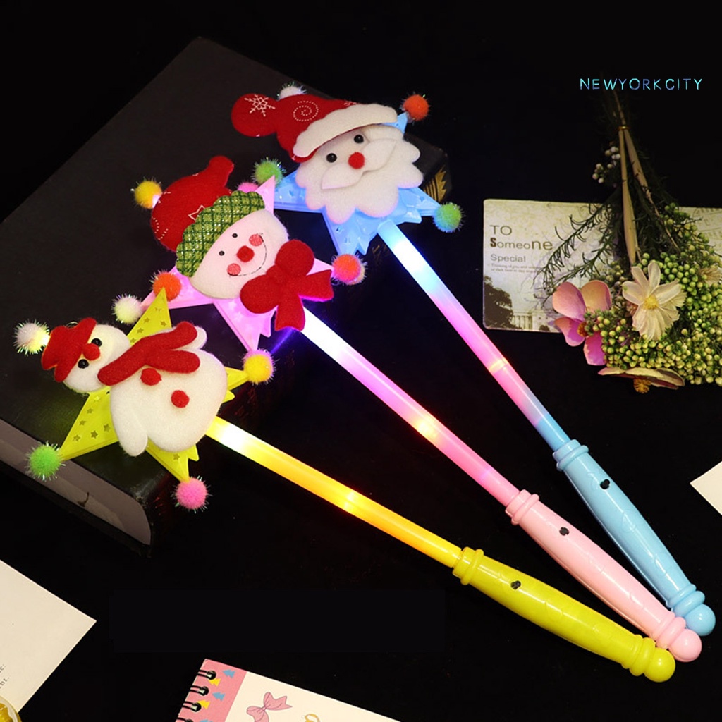 Gậy Phát Sáng Tiết Kiệm Năng Lượng Hình Người Tuyết Giáng Sinh