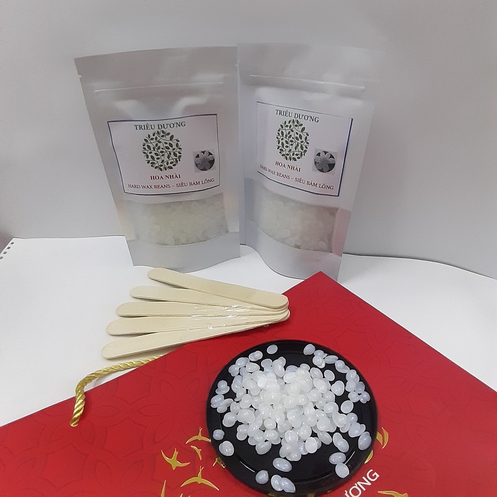 100g sáp wax lông nóng hương thơm (3 hương lựa chọn). Tặng thêm que gỗ lấy sáp tiện dụng