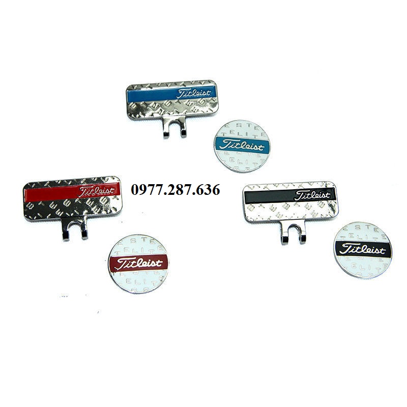 Mác bóng chơi golf clip marker đánh dấu vị trí kẹp nam châm loại đẹp shop GOLF PRO MB003
