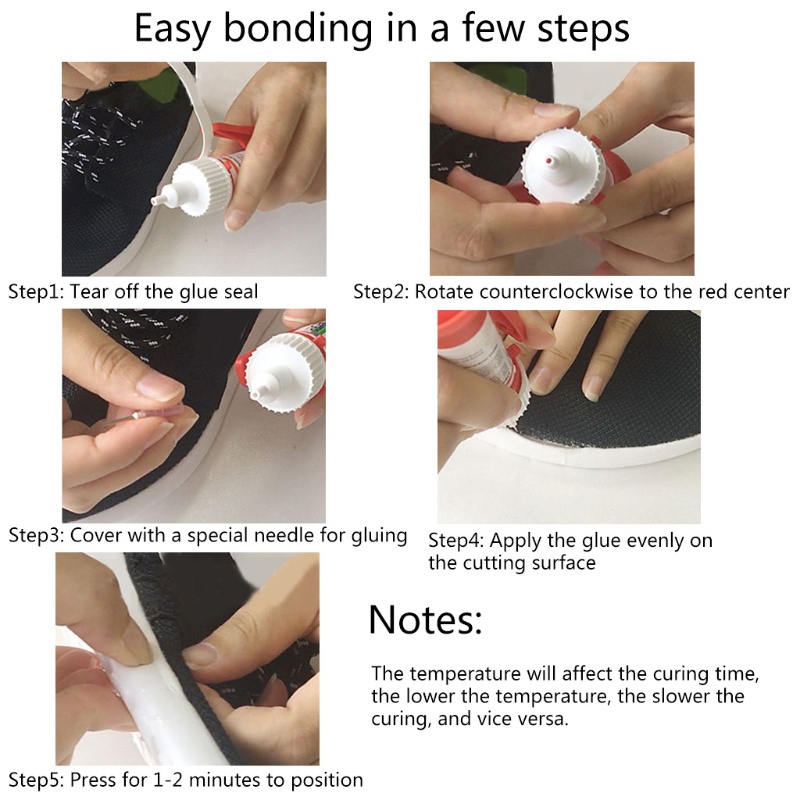Keo dán sửa chữa giày nhanh khô chống thấm nước đa năng dễ dùng 20ml