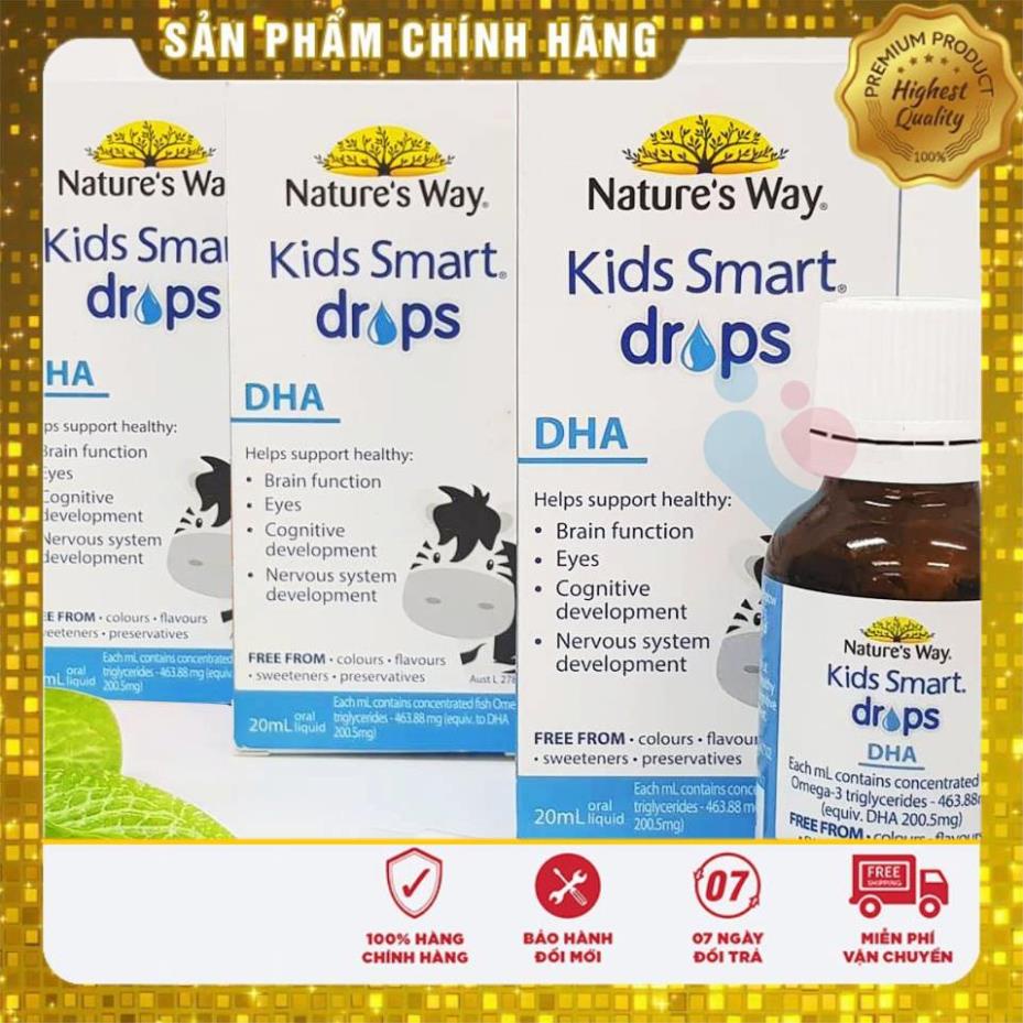 Kids Smart Drops DHA Nature's Way 20ml - Úc