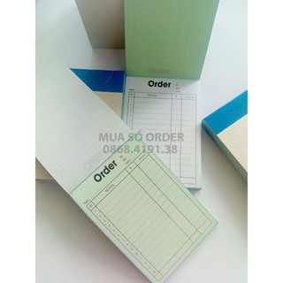 COMBO 20 CUỐN SỔ ORDER 2 LIÊN-KÍCH THƯỚC: 7X10CM