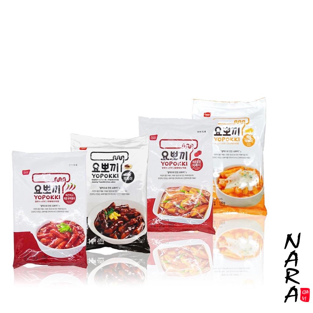 (Nhiều vị) Bánh gạo Hàn Quốc Yopokki Topokki gói 140gr