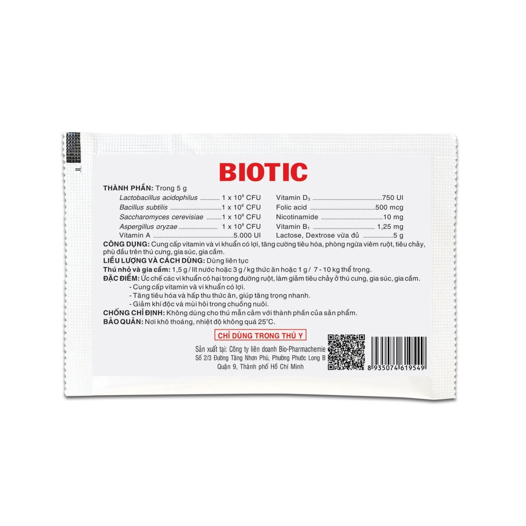 BIO Biotic - Men Tiêu Hóa Hỗ Trợ Đường Tiêu Hóa Cho Thú Cưng- Lonton store &amp; Bio