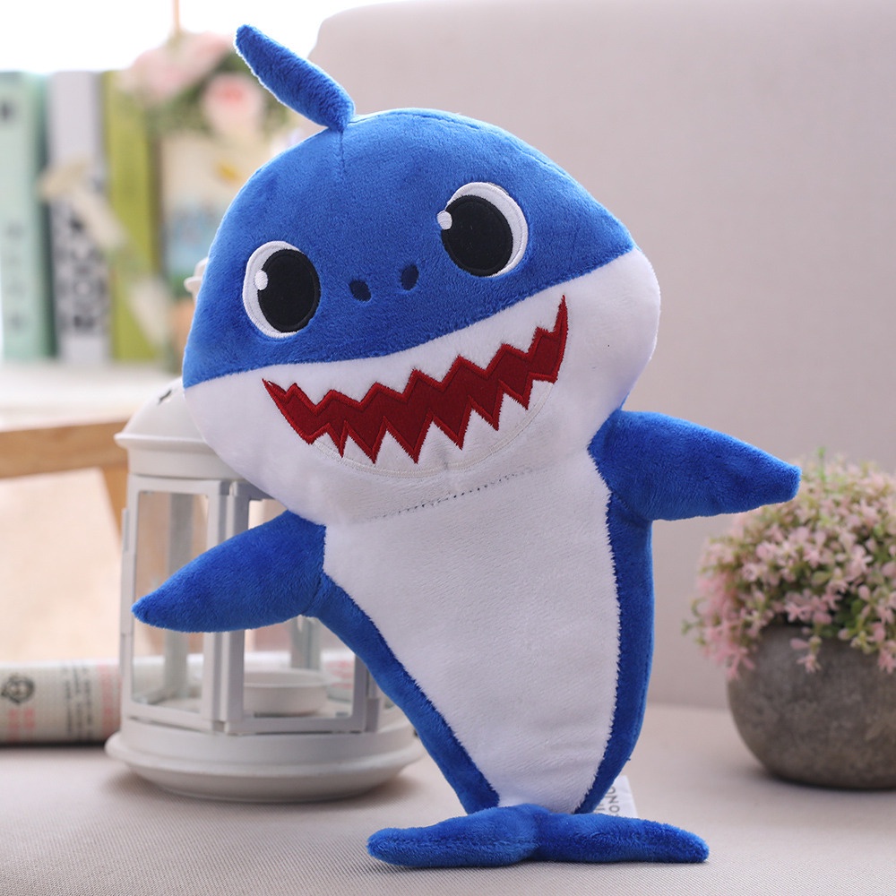 Đồ chơi gấu bông mini cute cá mập baby shark đu đu đu đu thú nhồi bông đáng yêu cho bé 30cm