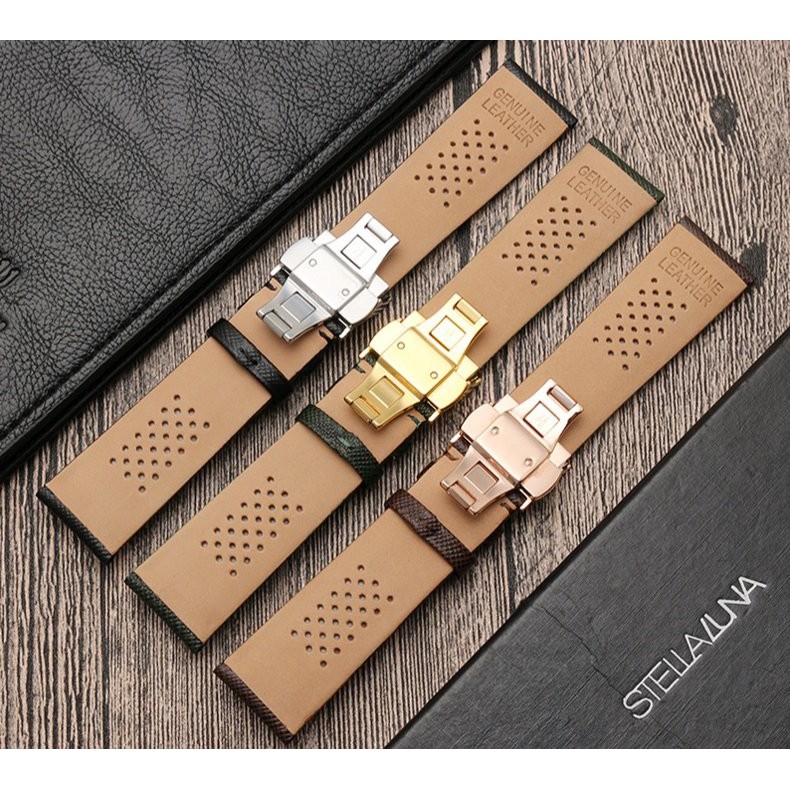 [ SAM Leather ] Dây Đồng Hồ Size 18/20/22mm – Dây Da Đồng Hồ Da Saffiano SAM006NW – Da Saffiano Bảo Hành 12T Chính Hãng