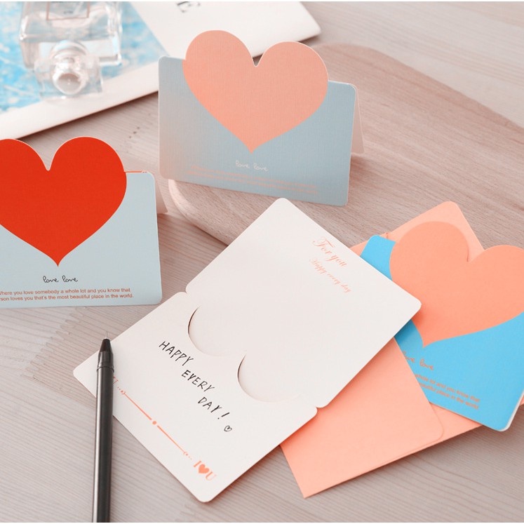 Thiệp Mời Hình Trái Tim Mới Cho Ngày Valentine