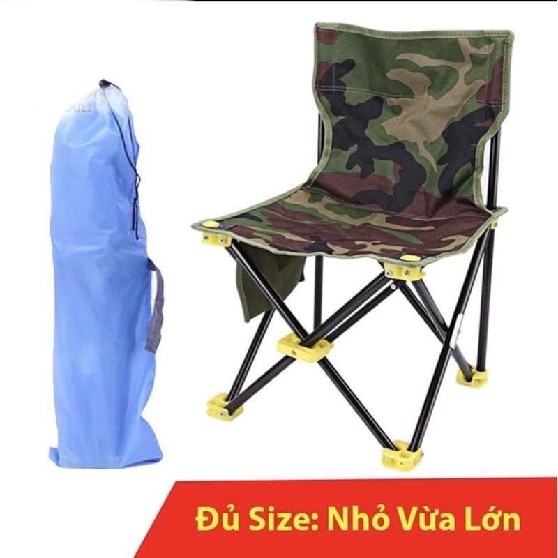 Ghế câu cá gấp gọn túi đựng siêu rẻ