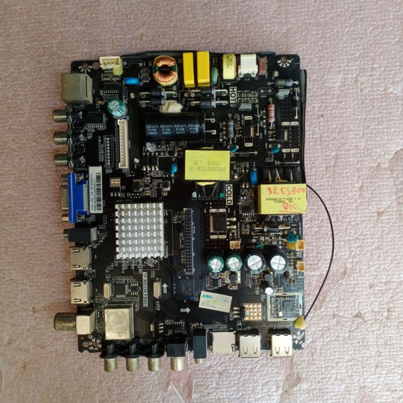 Bo mạch tivi asanzo 32ES900, 32ES910,bo xử lý, khiển chung nguồn,main chính,chủ,mắt nhận
