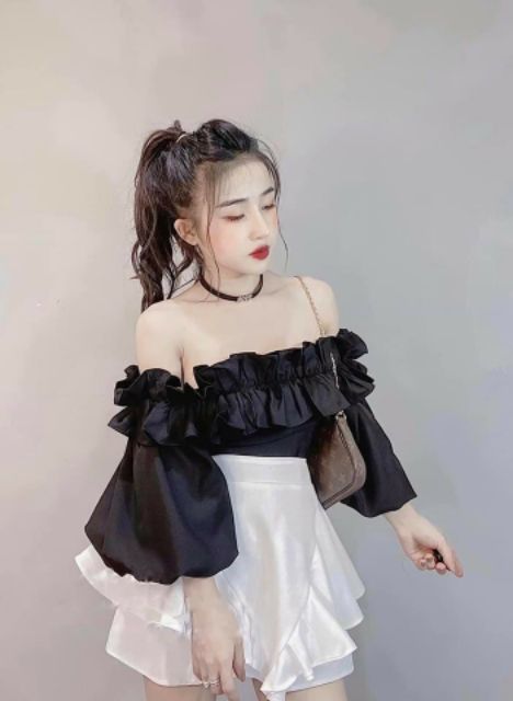Áo bẹt vai bèo xinh hot hit