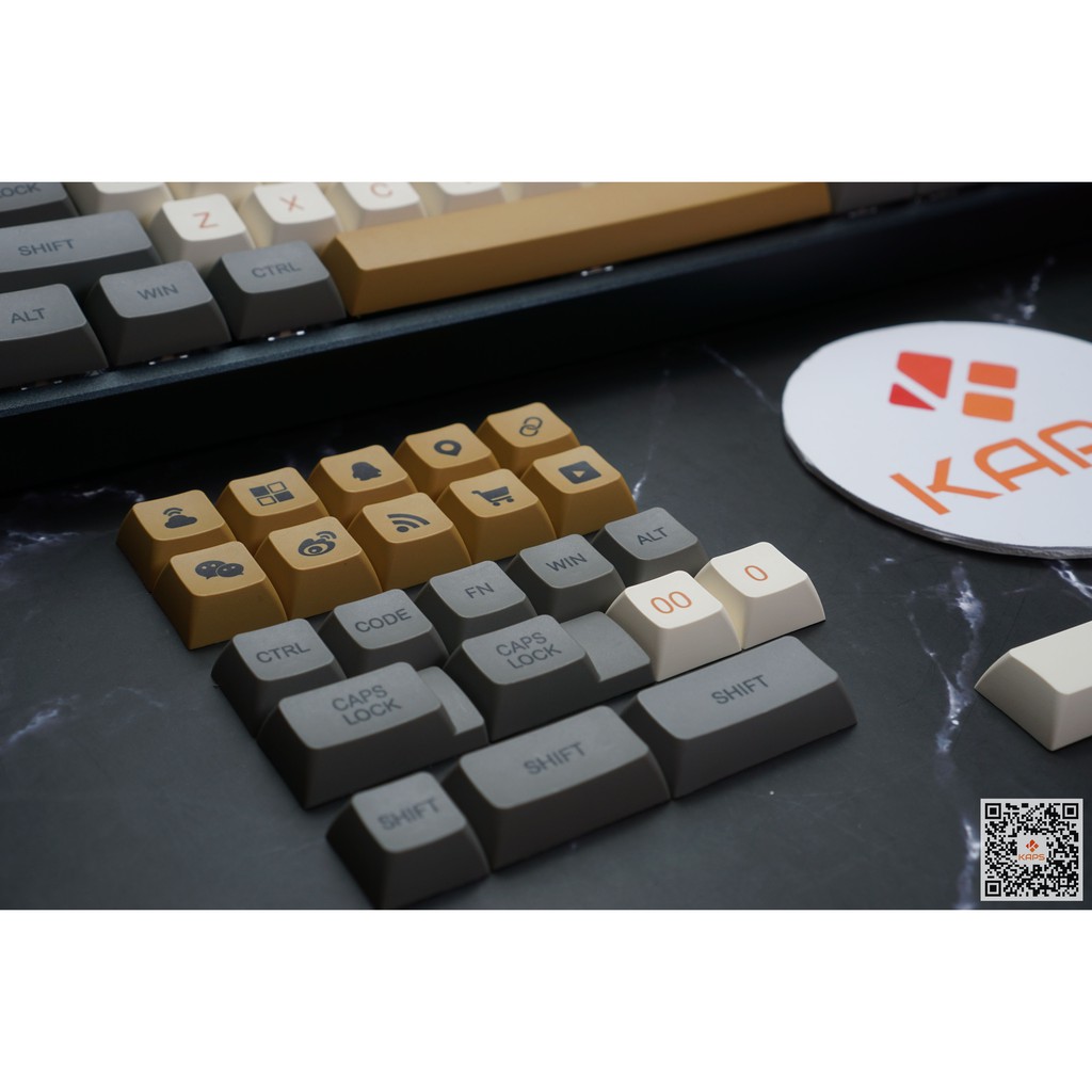 [New design] Keycap SHIMMER Fullbox - profile XDA - keycap PBT - Dyesub - 125 nút cho bàn phím cơ IKBC, Edra, Keychron