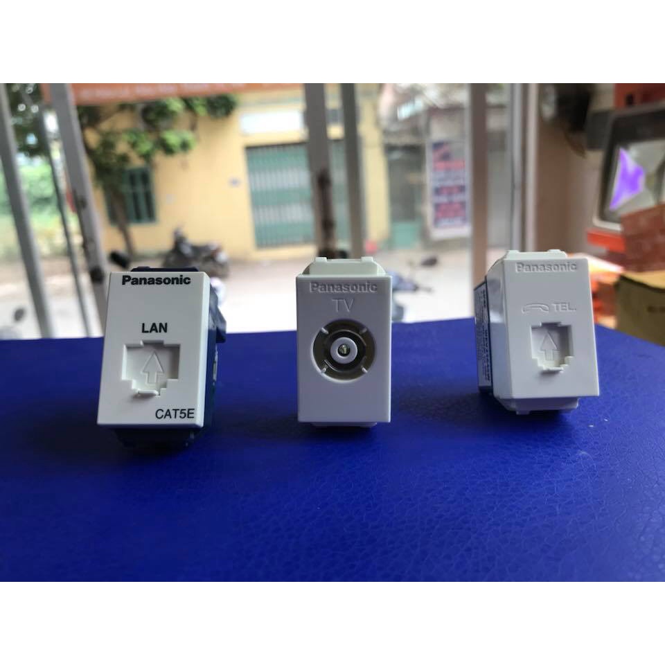 Ổ cắm điện mạng thoại tivi thiết bị điện Panasonic Wide Hàng chính hãng Cao Cấp