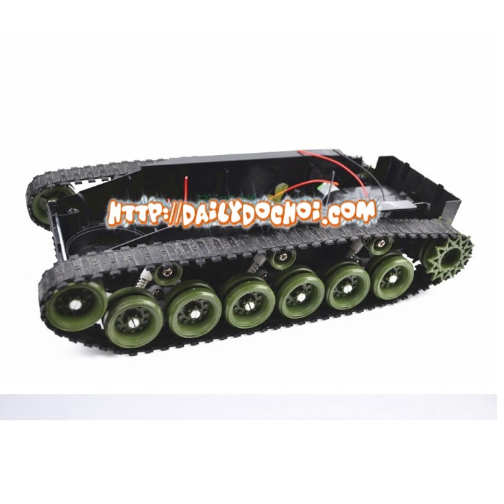 Bánh xích nhựa dài 33cm dùng để chế tạo xe tăng xe công trình robot