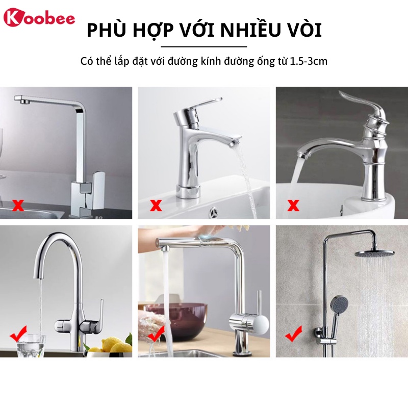 Kệ Giá Treo Vòi Đựng Đồ Có Móc Treo Tiện Dụng KOOBEE (DC03)