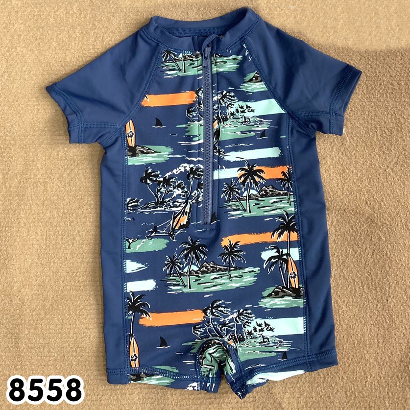 Bộ bơi liền tay ngắn và tay dài, hàng xuất khẩu, vải mềm mượt, thoải mái vận động