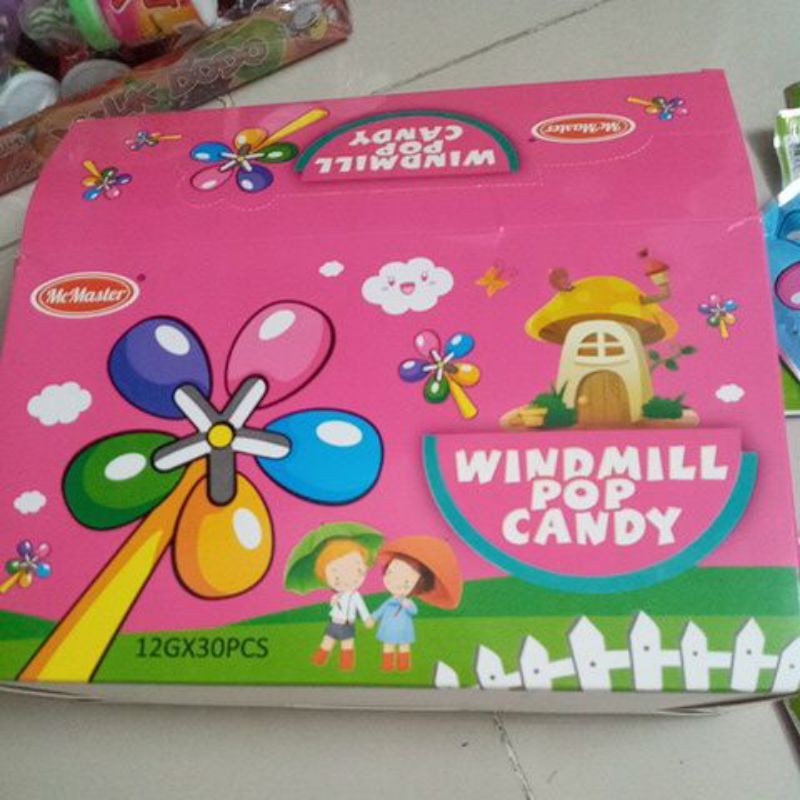 Kẹo mút hình chong chóng