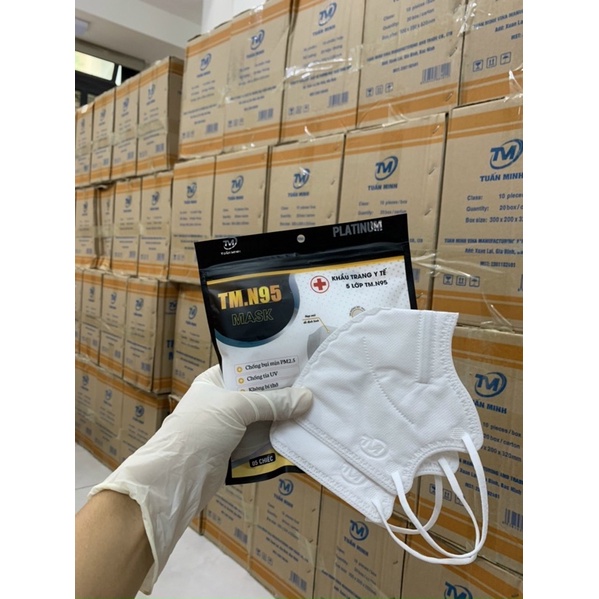 Khẩu trang 6D Tuấn Minh 5Lớp thiết kế mới theo phong cách châu âu *FreeShip*