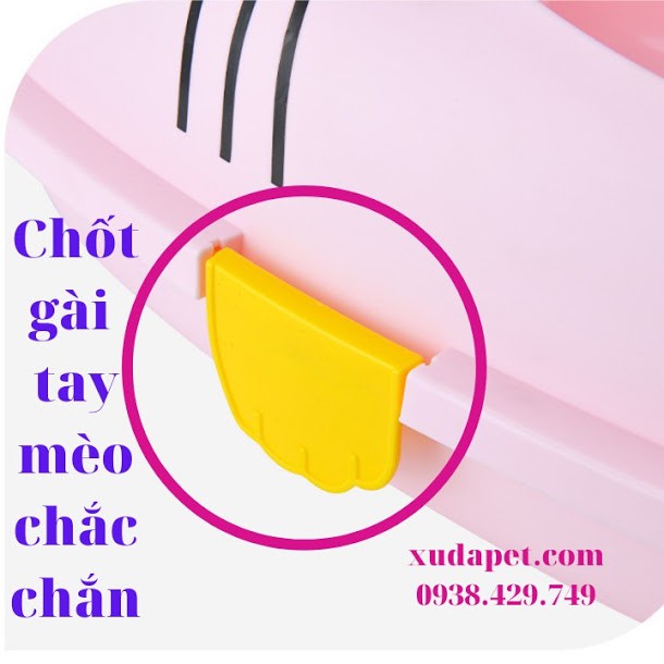 KHAY VỆ SINH CHO MÈO HÌNH MẶT MÈO DỄ THƯƠNG- SP000530