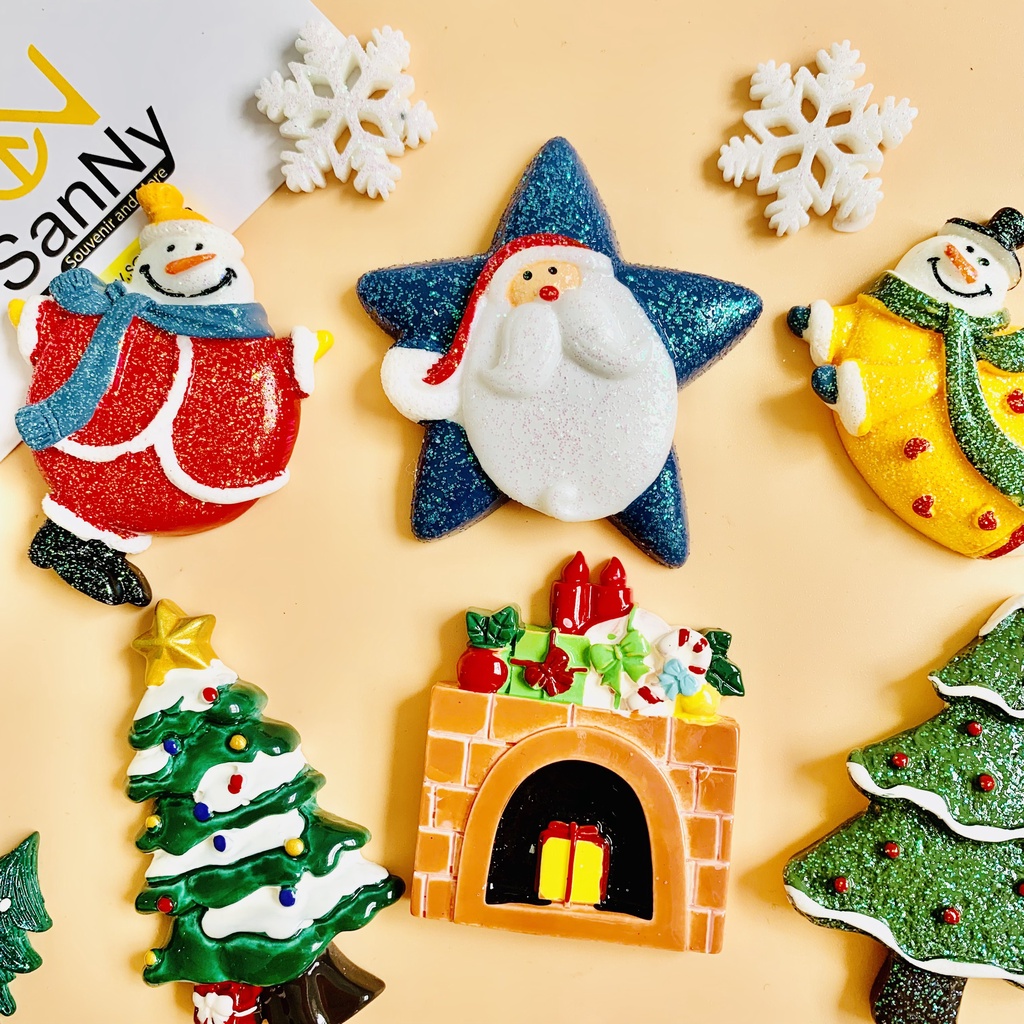Nam châm tủ lạnh hình ảnh Giáng Sinh Merry Christmas (Hình 1)