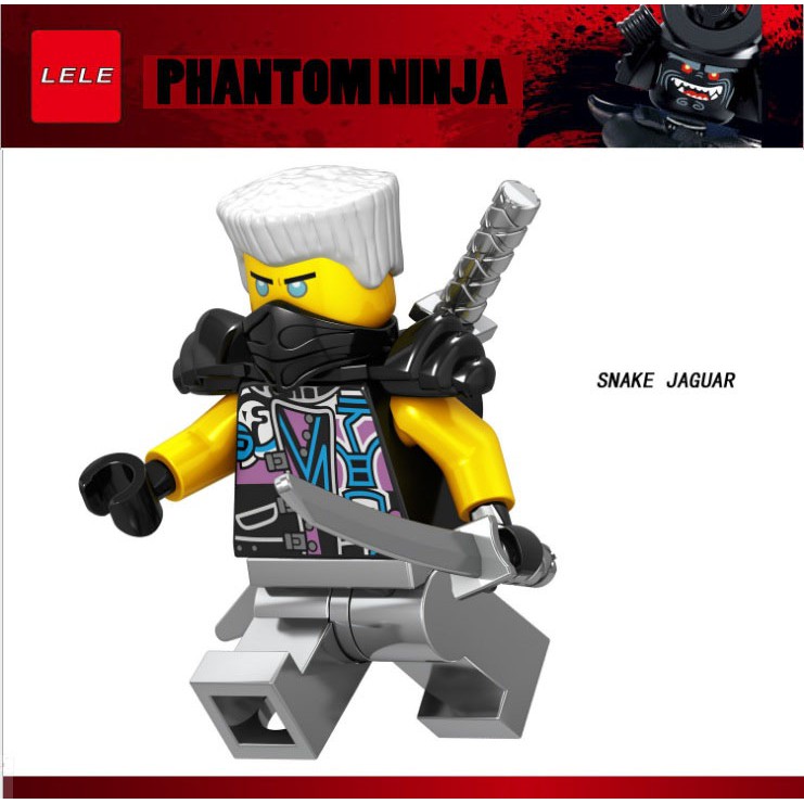 Minifigures nhân vật nonlego Ninjago bộ THE ONI MASK