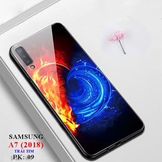 Ốp Samsung A7 2018 (Ốp lưng mặt kính samsung A7 2018)