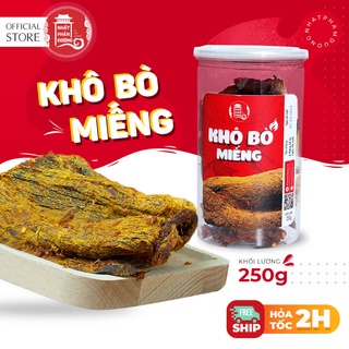 Khô bò miếng 250g Nhất Phẩm Đường thịt bò khô miếng