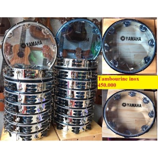 Trống Tambourine inox - Gõ bo - Trống lắc tay giá rẻ
