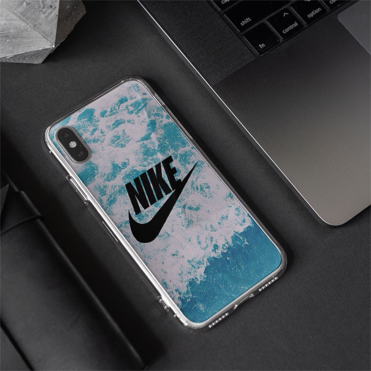 Ốp lưng NIKE sóng biển xanh đại dương cho Iphone 5 6 7 8 Plus 11 12 Pro Max X Xr BRD20210171