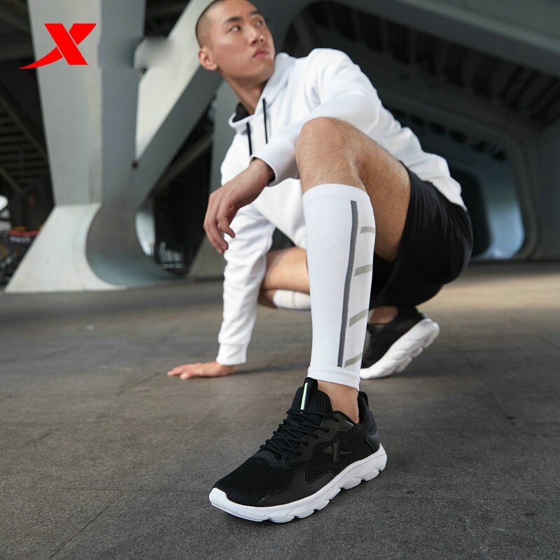 Giày Chạy Bộ Phối Lưới Gọn Nhẹ Hấp Thụ Sốc / Trượt / Mài Mòn