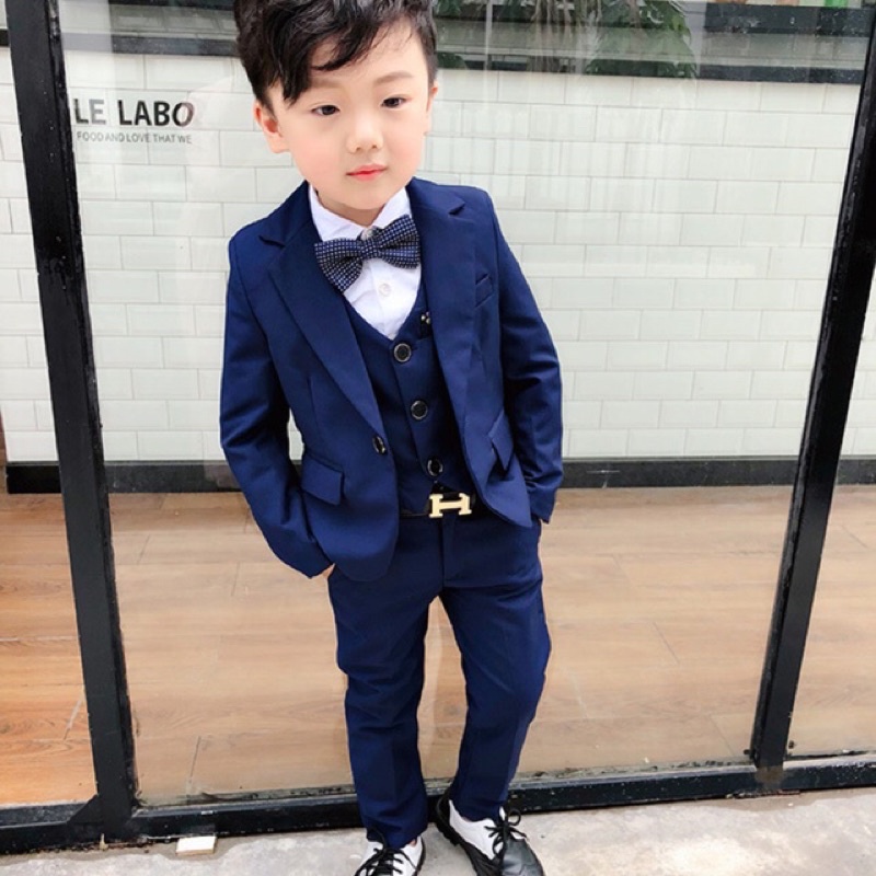 Bộ vest bé trai hàng thiết kế