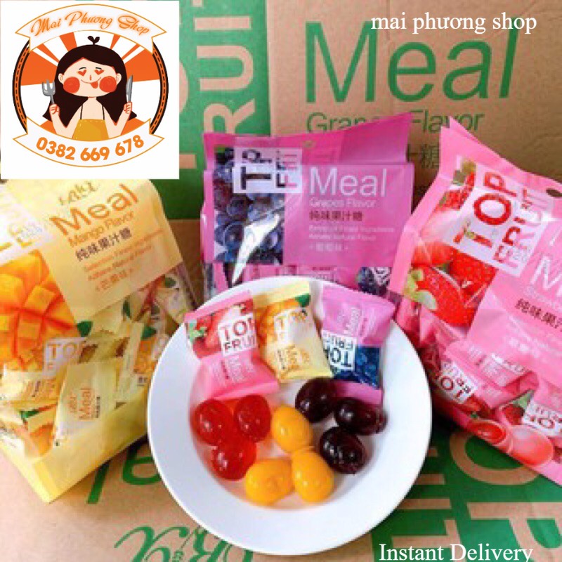 Kẹo dẻo trái cây mix đủ vị Top Fruit 🍇🍓🥭