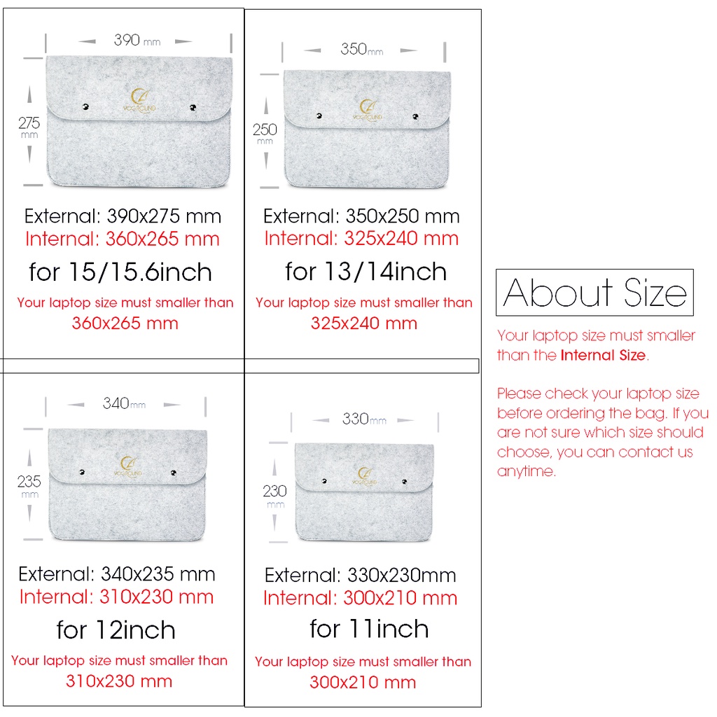 HUAWEI Túi Đựng Laptop 11 12 13 14 15 Inch Cho Macbook Air Retina