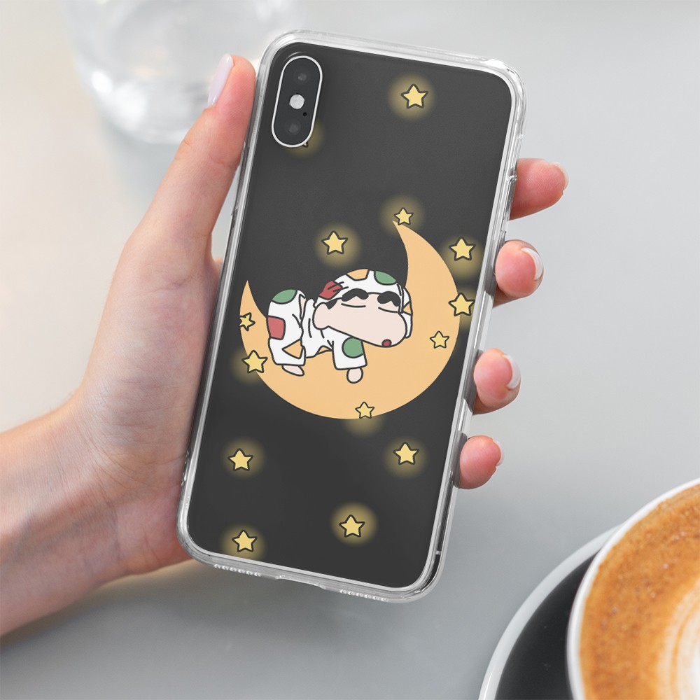 Ốp điện thoại mềm in hình shin cho Samsung Galaxy A80 A90 A71 A70 A60 A51 A50 A40 A30 A20 S A30S M40 S M30 M20 M10