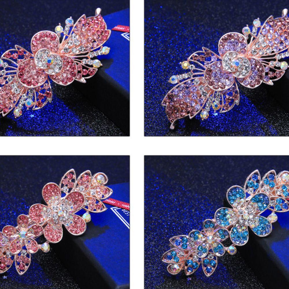 IVORY Kẹp TóC HìNh Bươm BướM ĐíNh Kim Cương Giả ThờI Trang Cho