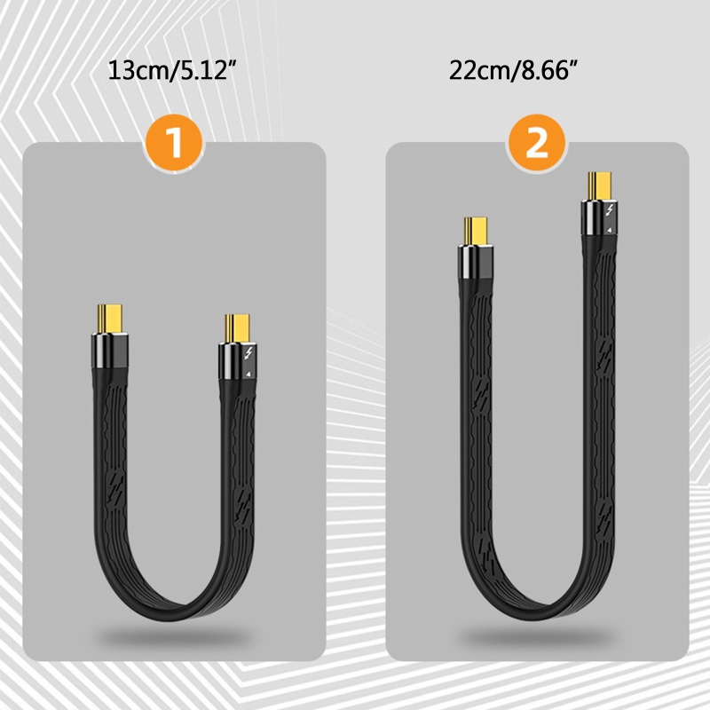 【3C】Dây Cáp USB 4.0 Gen3 PD 100W 5A USB C Sang USB C 40Gbps