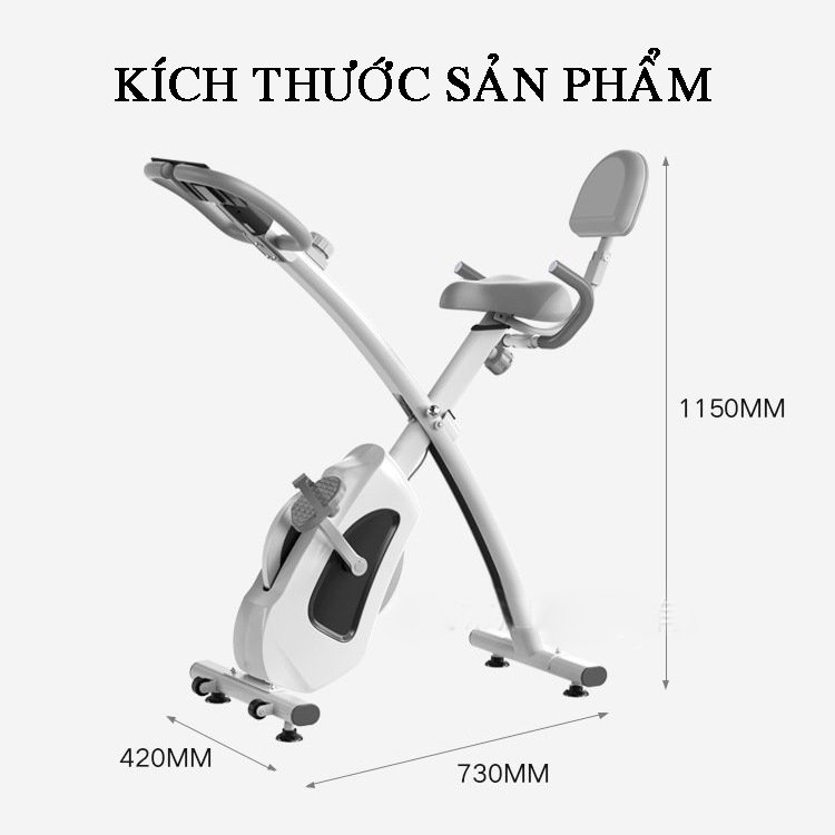 XE ĐẠP TẬP THỂ DỤC PHANH KHÁNG TỪ CAO CẤP X - BIKE - DỤNG CỤ TẬP TẬP THỂ THAO TẠI NHÀ AN TOÀN VÀ HIỆU QUẢ