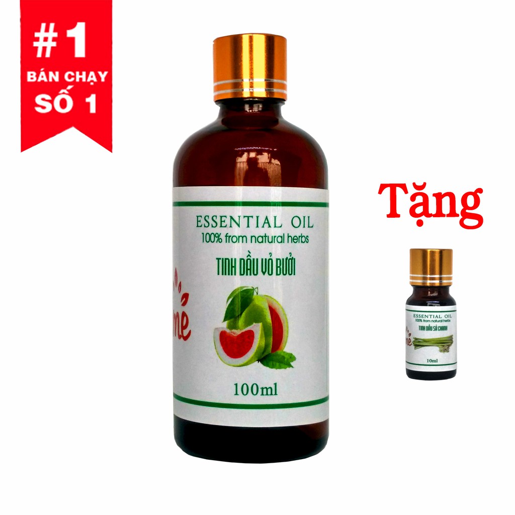 [HÀNG VIP] Tinh Dầu Bưởi 100ml VIDAME - Có thể dùng tinh dầu bưởi dưỡng tóc rất hiệu quả - Xông thơm phòng - Ngủ ngon